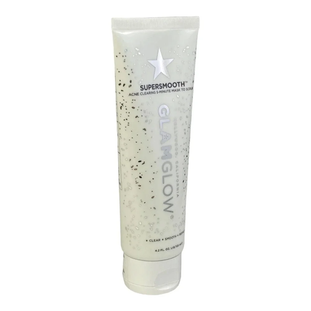 GLAMGLOW Supersmooth Blemish Clearing 5-Minute Mask to Scrub 4.2oz - NWOB